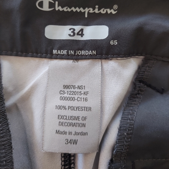 Champion Men's Camo Board Shorts Size 34 Gray Camouflage Pockets Lightweight EUC - Picture 5 of 7